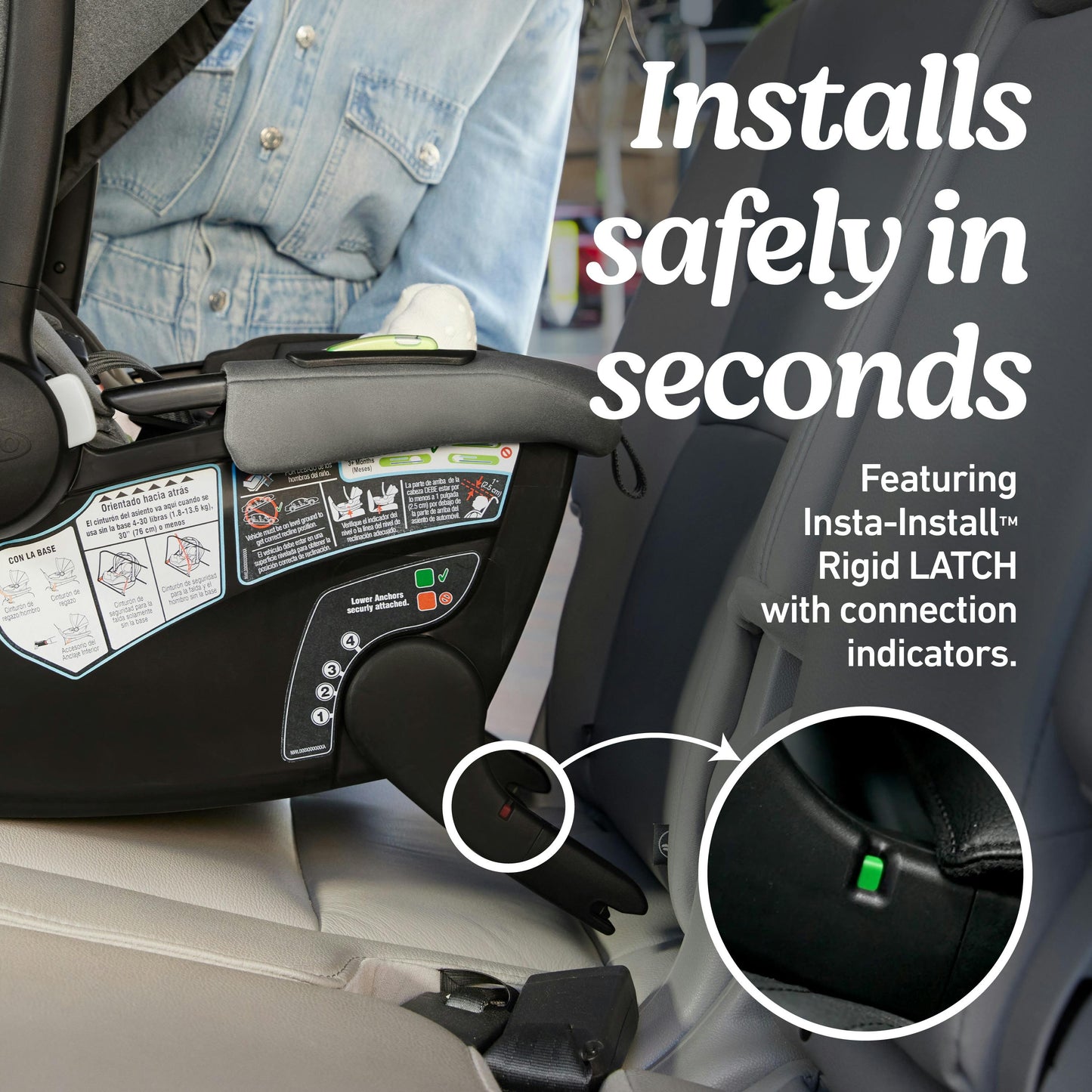 GoMax Infant Car Seat Insta Rigid LATCH
