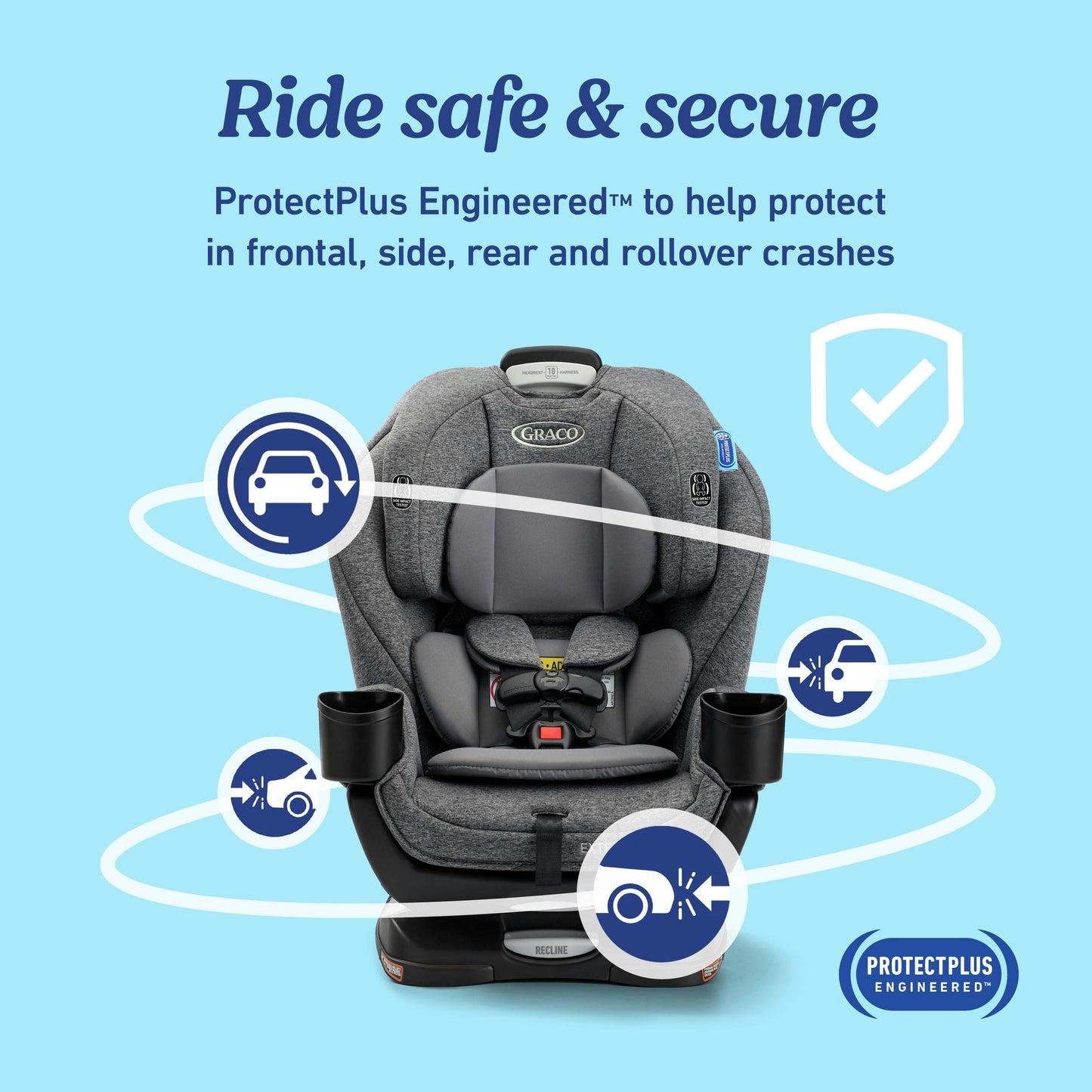 Extend2Fit 3 in  1 Car Seat