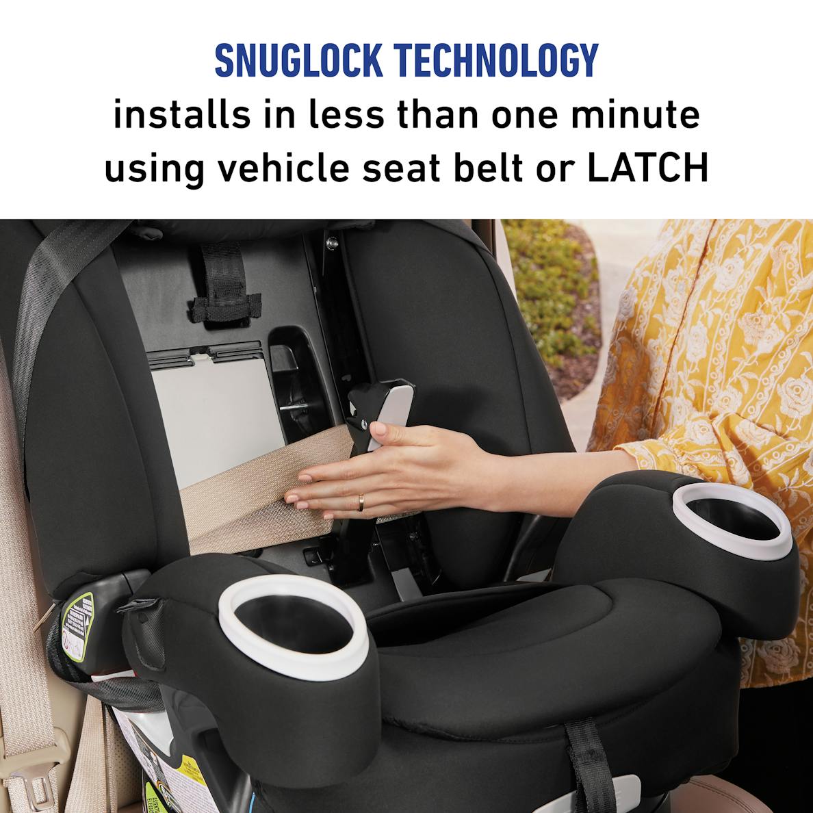 4Ever DLX SnugLock 4 in 1 Car Seat