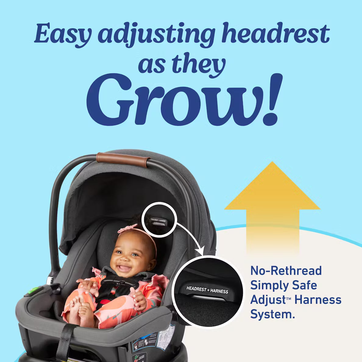 GoMax Baseless Infant Car Seat ft. Insta Install Rigid LATCH