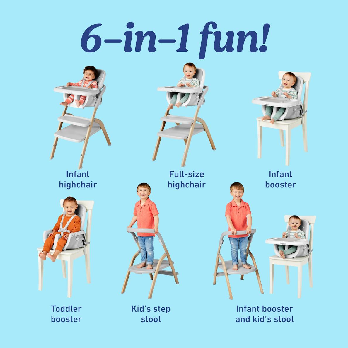 EveryStep Slim 6 in 1 Highchair