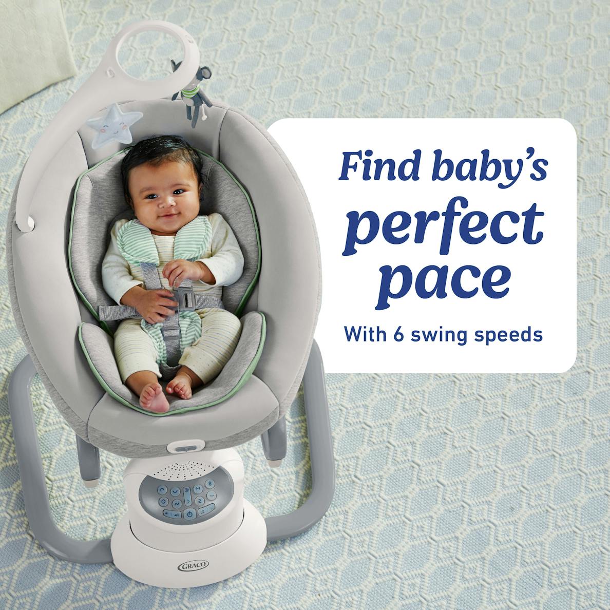 Soothe My Way Swing with Removable Rocker