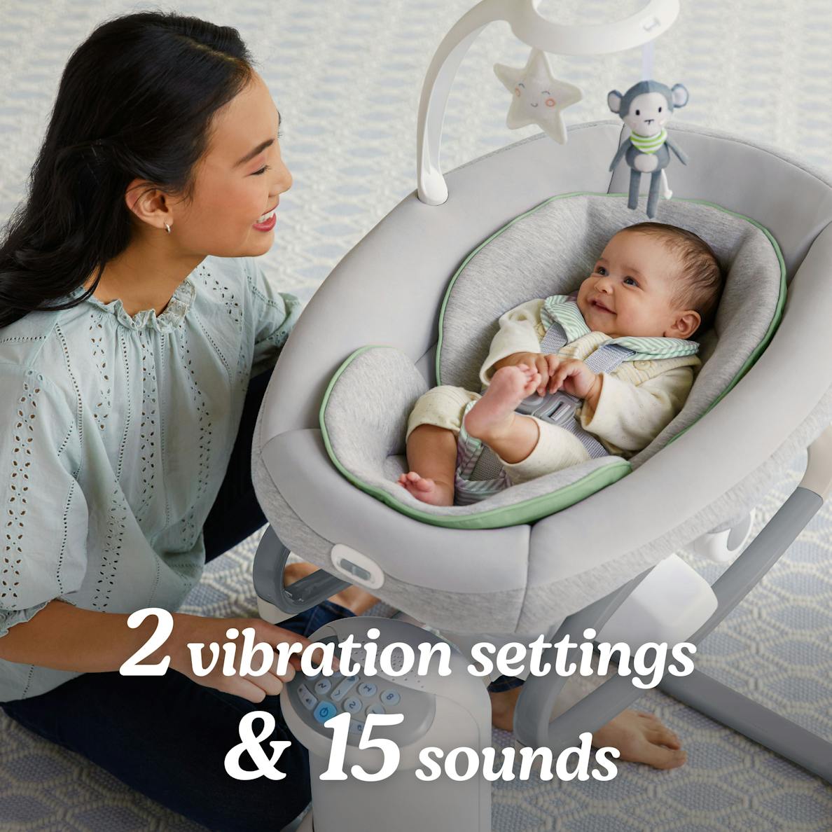 Soothe My Way Swing with Removable Rocker