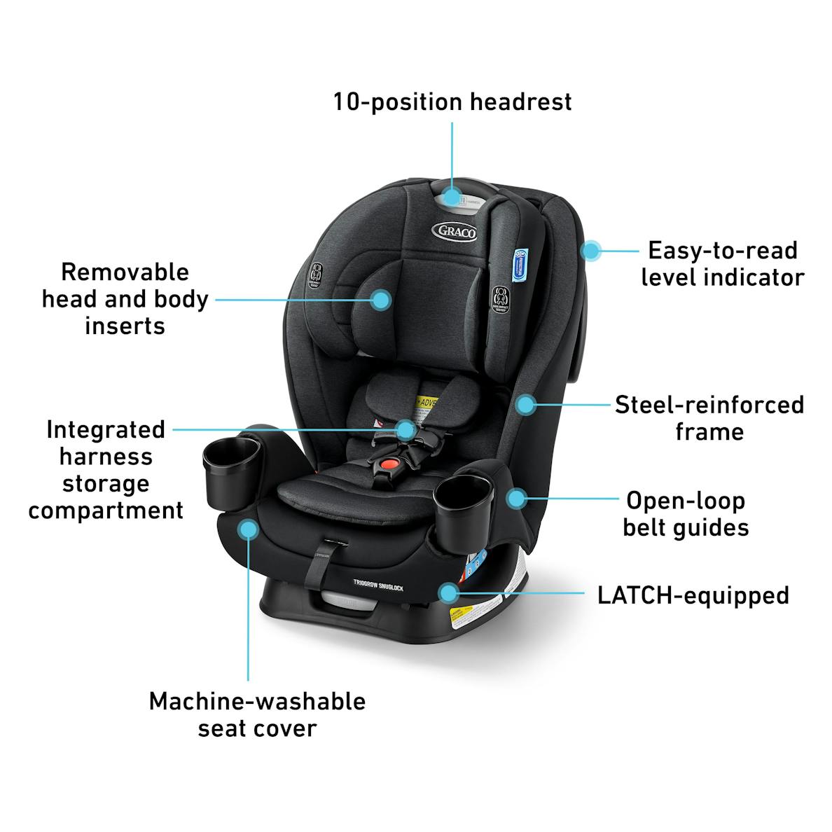 TrioGrow SnugLock 3 in 1 Car Seat