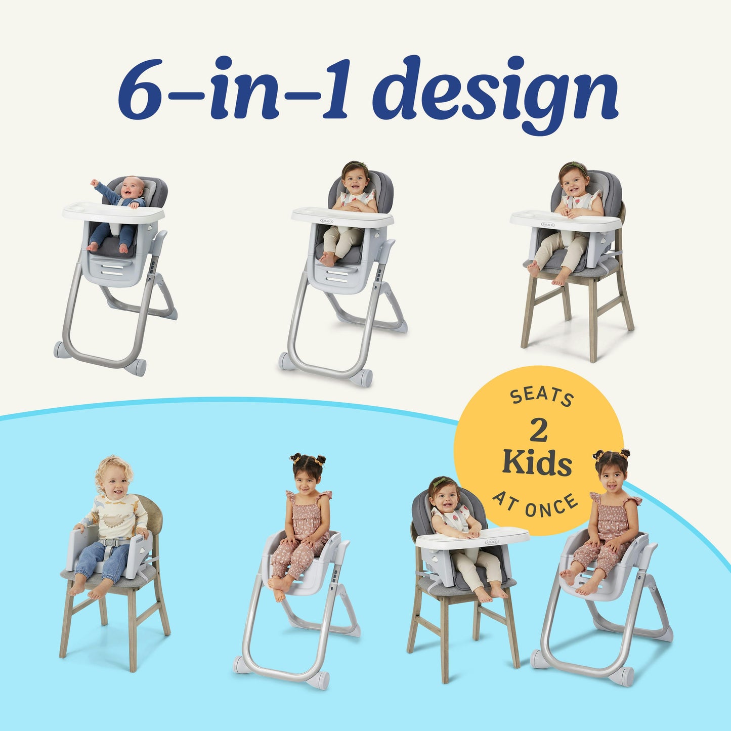 DuoDiner DLX 6-in-1 Highchair