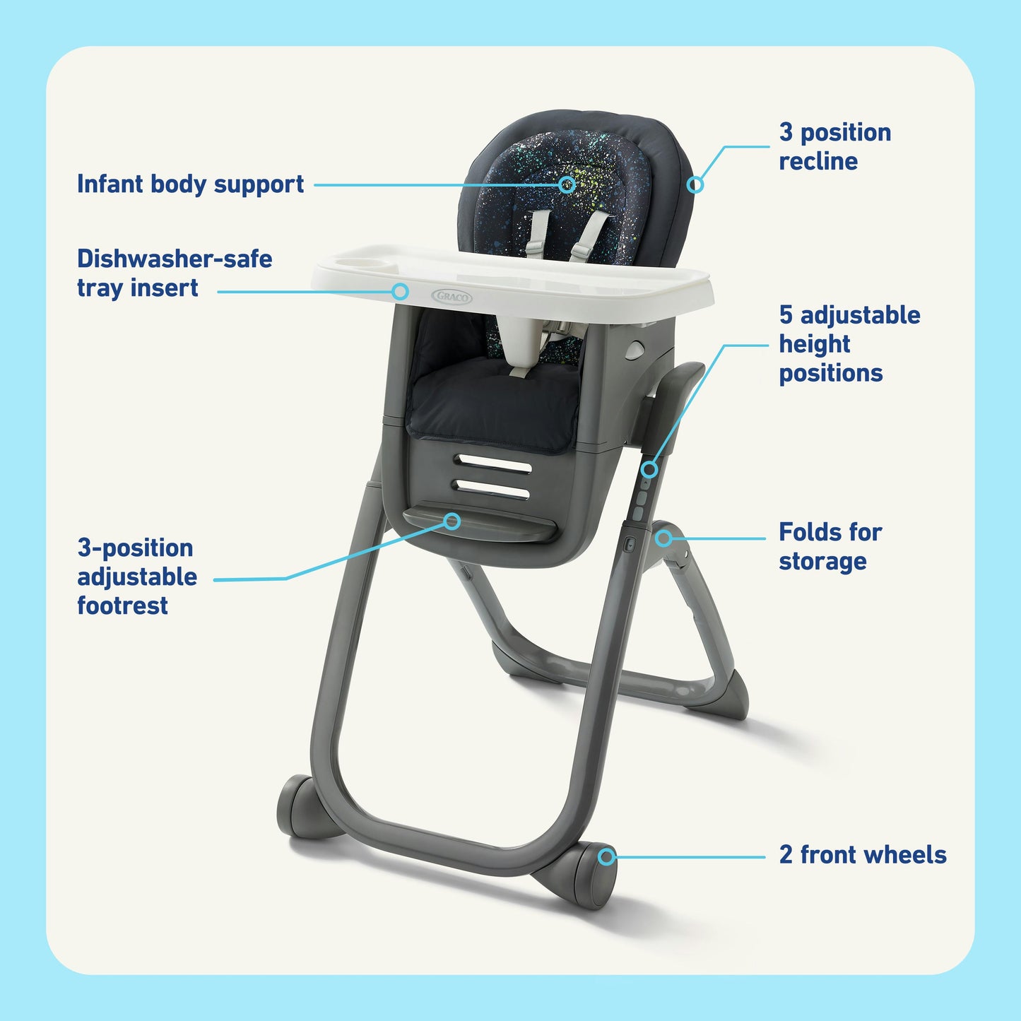DuoDiner DLX 6-in-1 Highchair