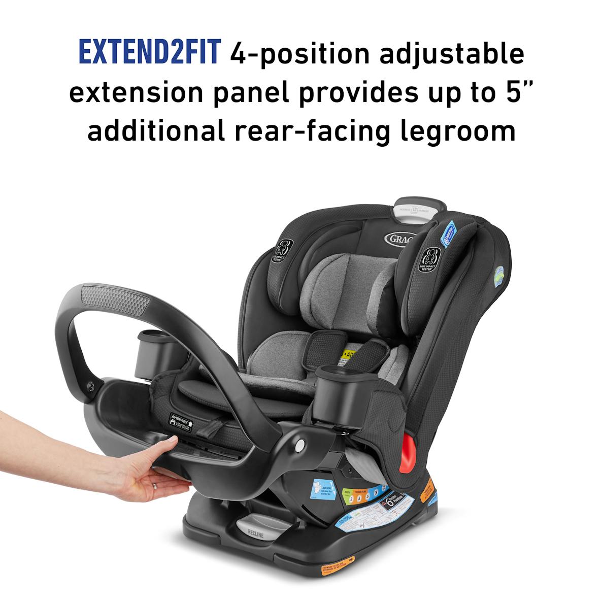 Extend2Fit 3 in 1 Car Seat featuring Anti Rebound Bar