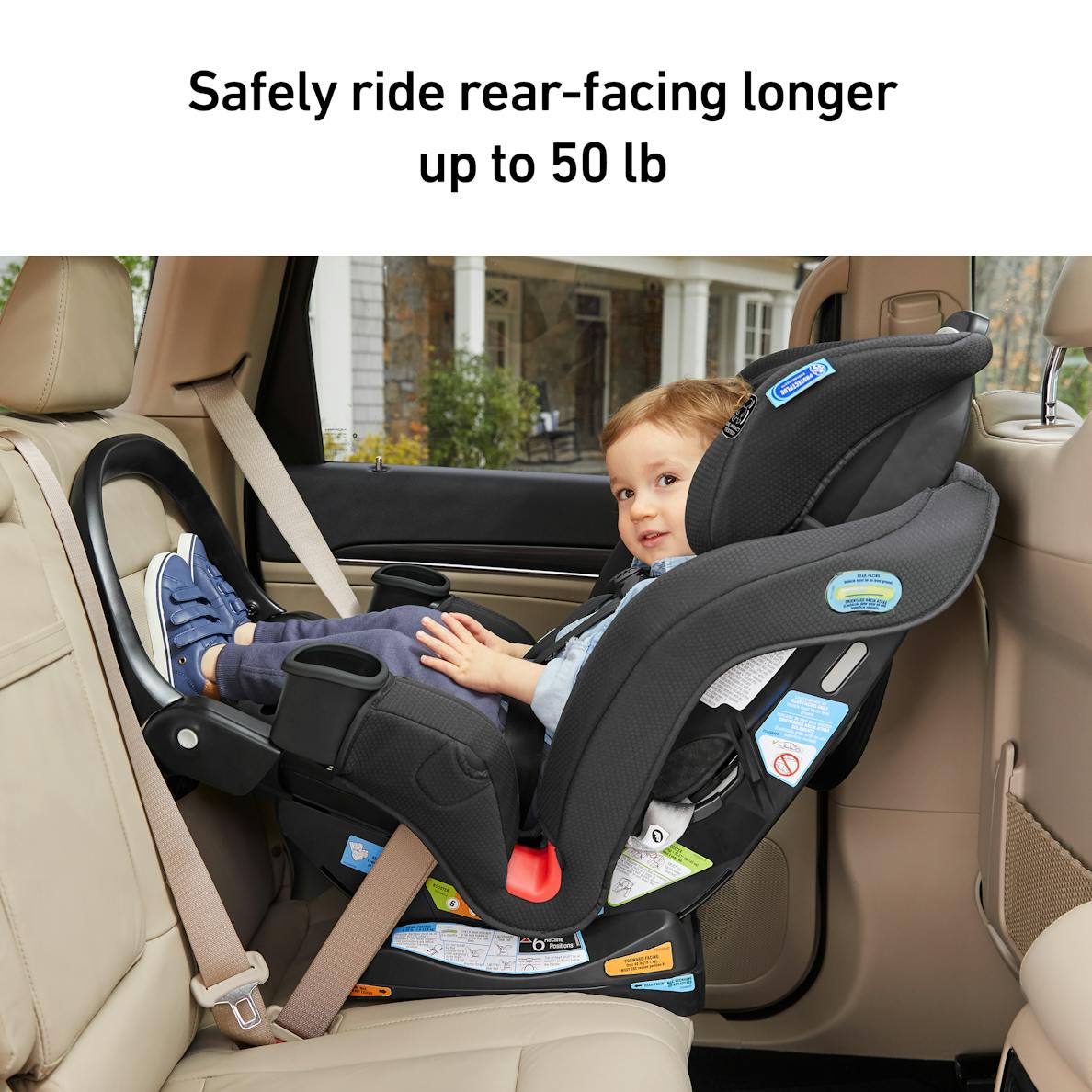 Extend2Fit 3 in 1 Car Seat featuring Anti Rebound Bar