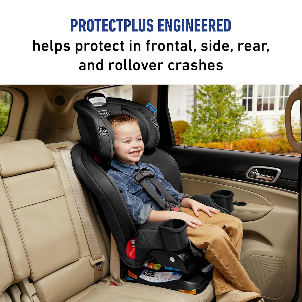 Extend2Fit 3 in 1 Car Seat featuring Anti Rebound Bar