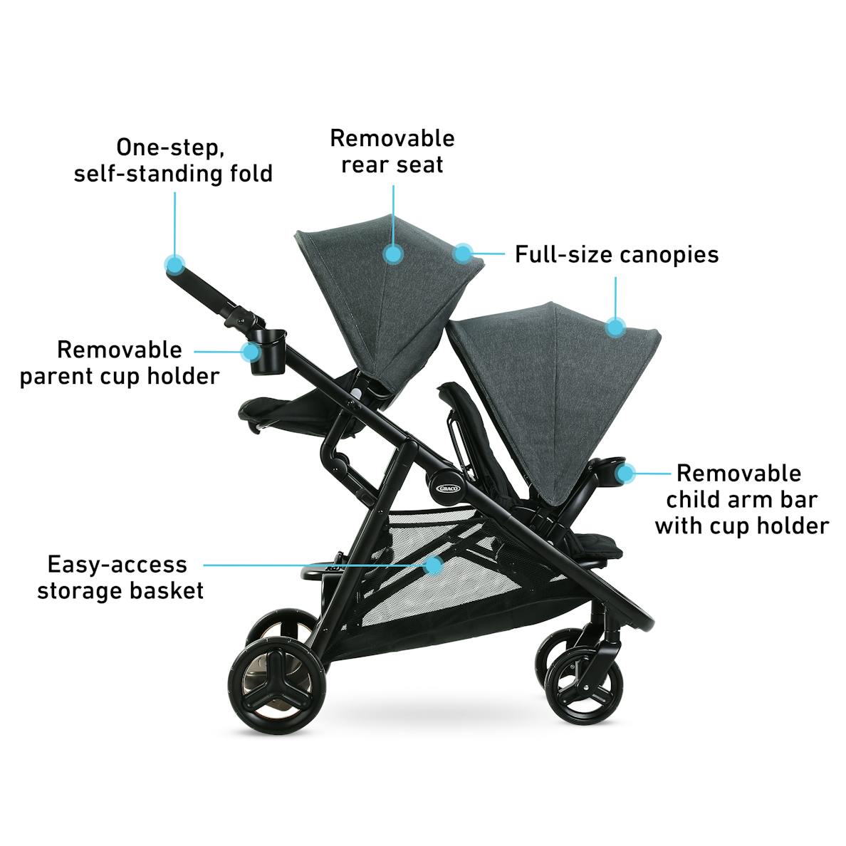 Ready2Grow 2.0 Double Stroller