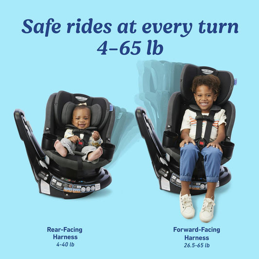 EasyTurn 360 2 in 1 Rotating Convertible Car Seat