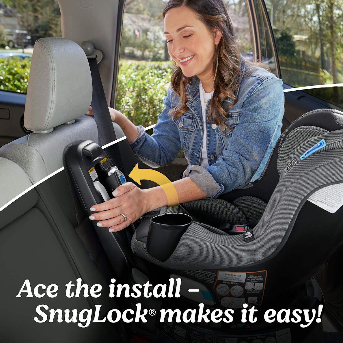 EasyTurn 360 2 in 1 Rotating Convertible Car Seat