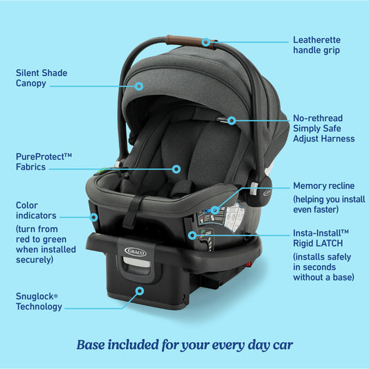 GoMax Infant Car Seat Insta Rigid LATCH