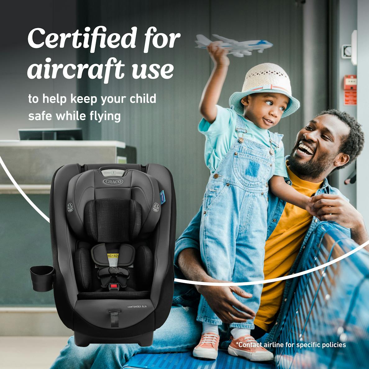 Contender Slim Convertible Car Seat